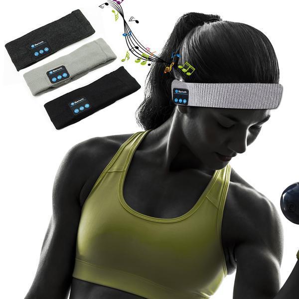Wireless Bluetooth Music Headband – Soft, Washable, Hands-Free Headphones for Sports, Sleep & Calls
