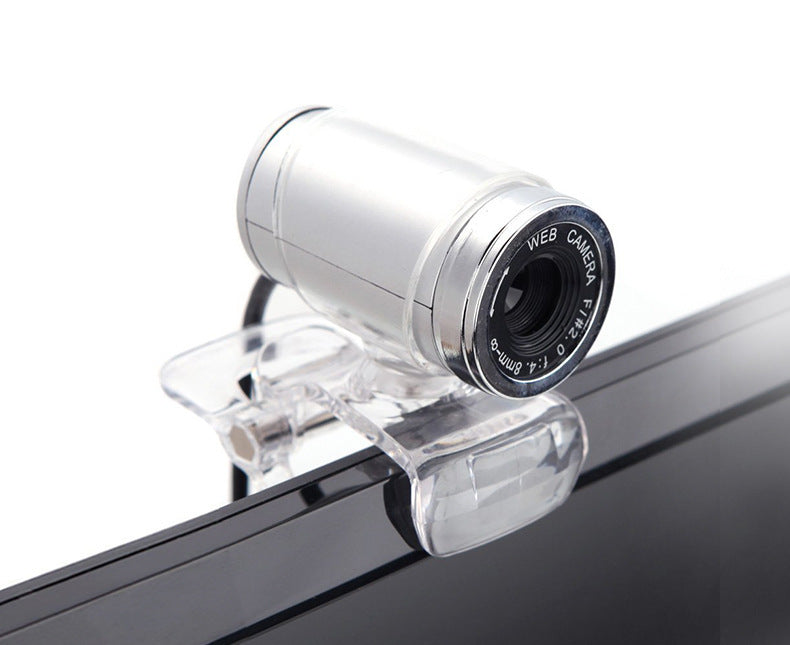480P HD USB Webcam – 12MP CMOS Camera with Glass Lens & 30FPS Video