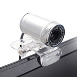 480P HD USB Webcam – 12MP CMOS Camera with Glass Lens & 30FPS Video