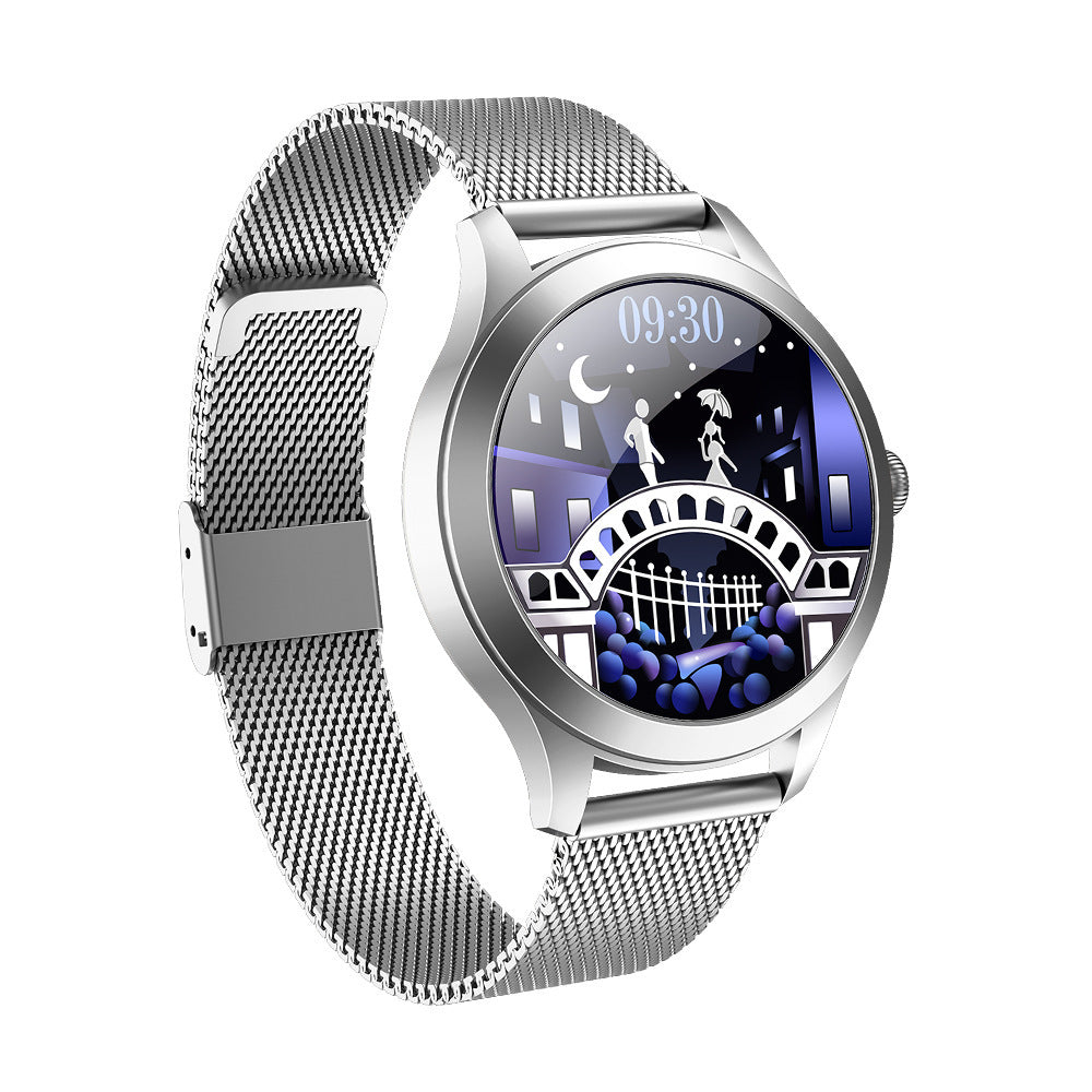 Chivo KW10Pro Women's Smart Watch – Slim Steel Strap, Elegant Design