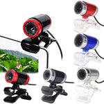 480P HD USB Webcam – 12MP CMOS Camera with Glass Lens & 30FPS Video