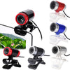 480P HD USB Webcam – 12MP CMOS Camera with Glass Lens & 30FPS Video